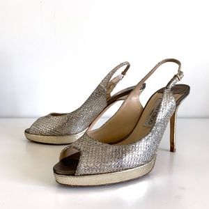 JIMMY CHOO Nova Glitter Pumps